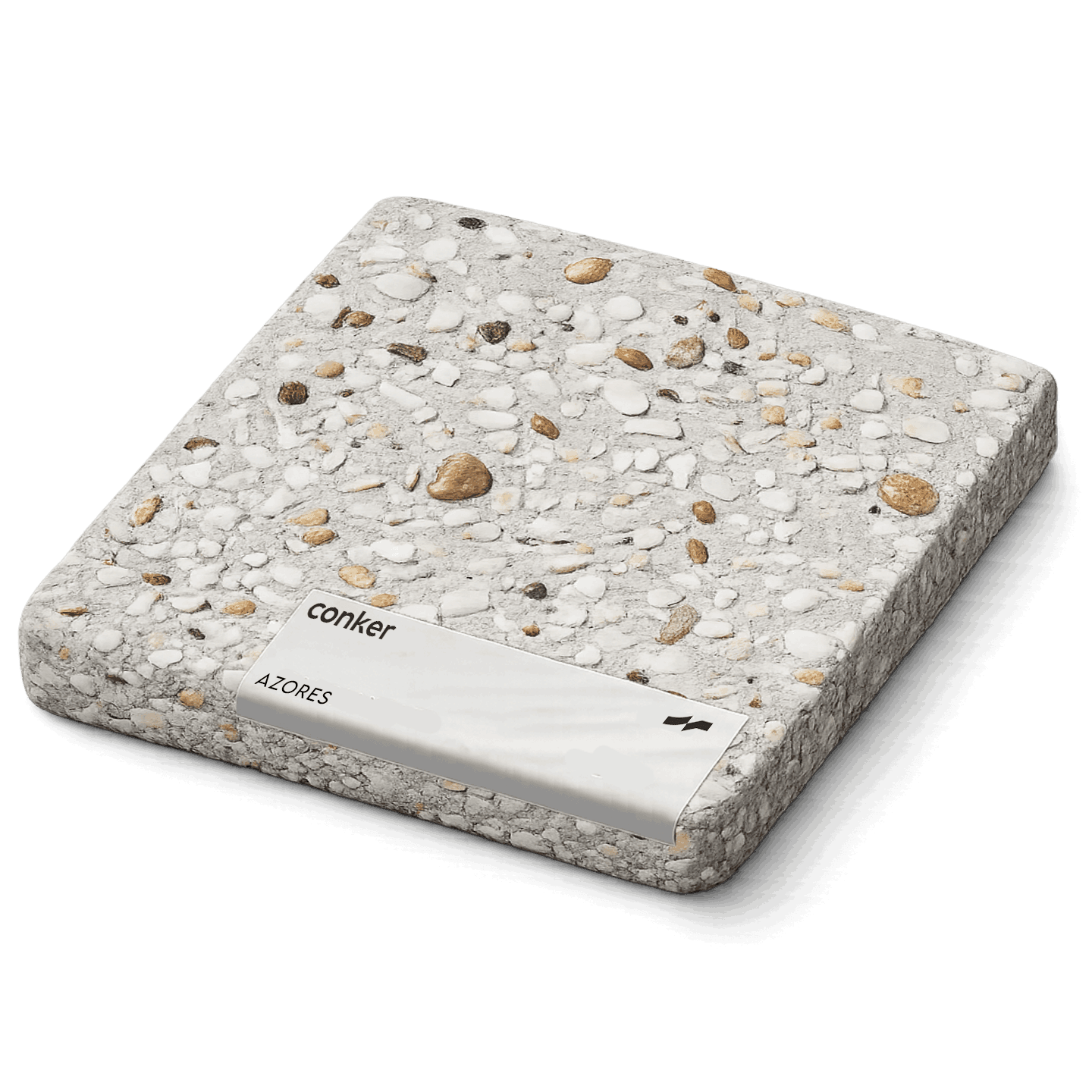 Azores concrete sample for exposed finish| Conker