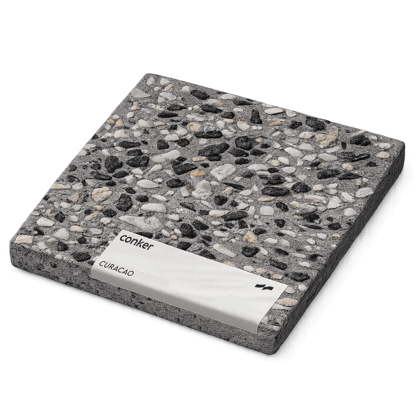 Curacao concrete sample for exposed finish| Conker