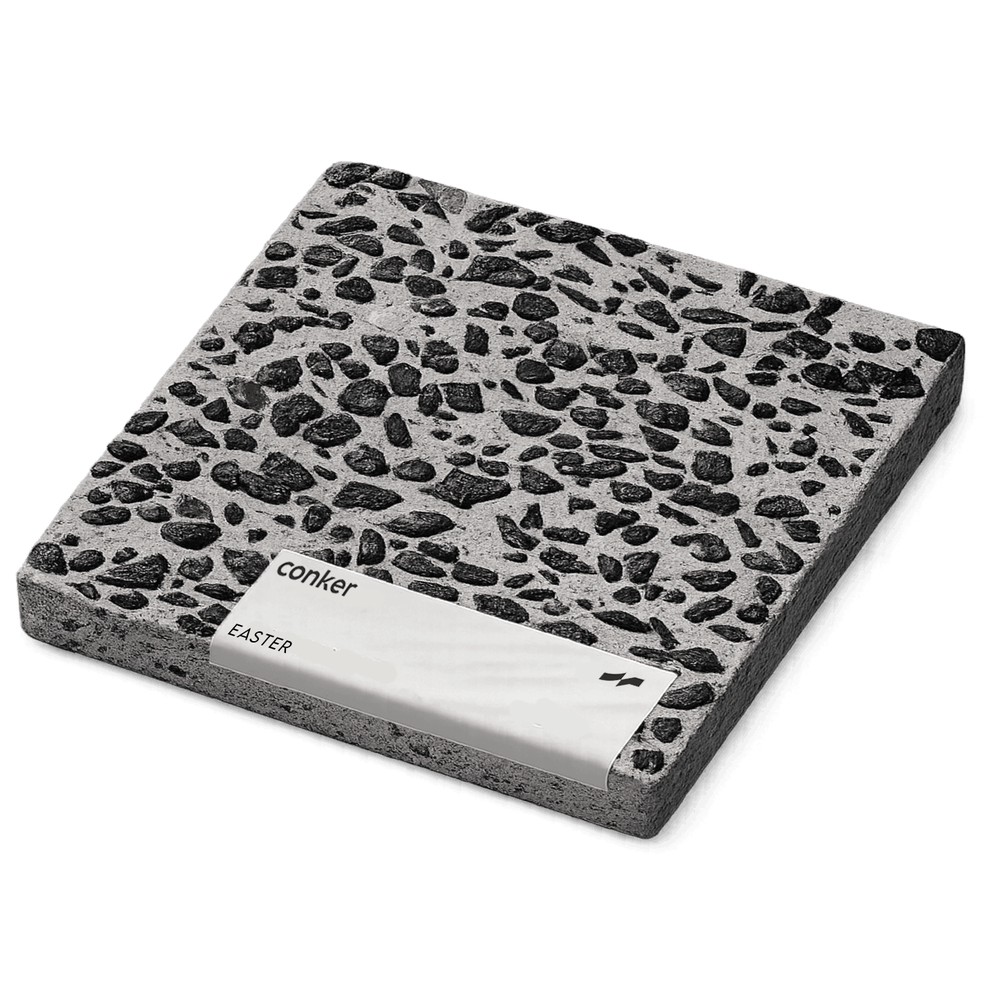 Easter concrete sample for exposed finish| Conker