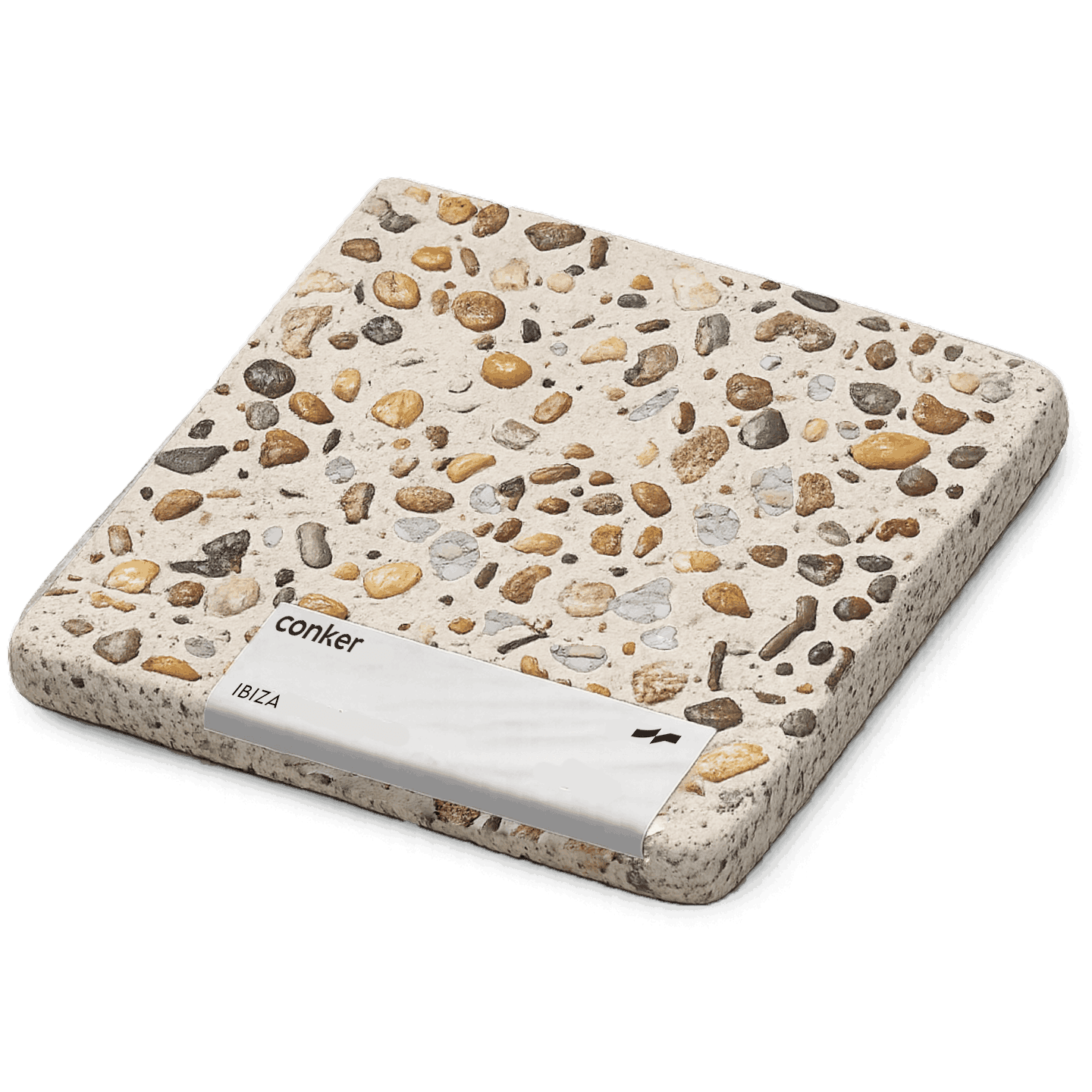 Ibiza concrete sample for exposed finish| Conker