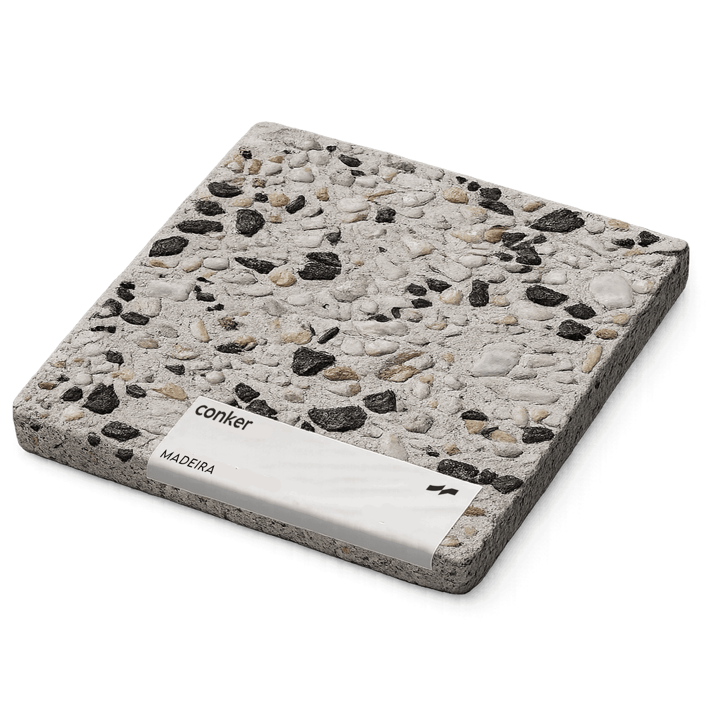 Madeira concrete sample for exposed finish| Conker