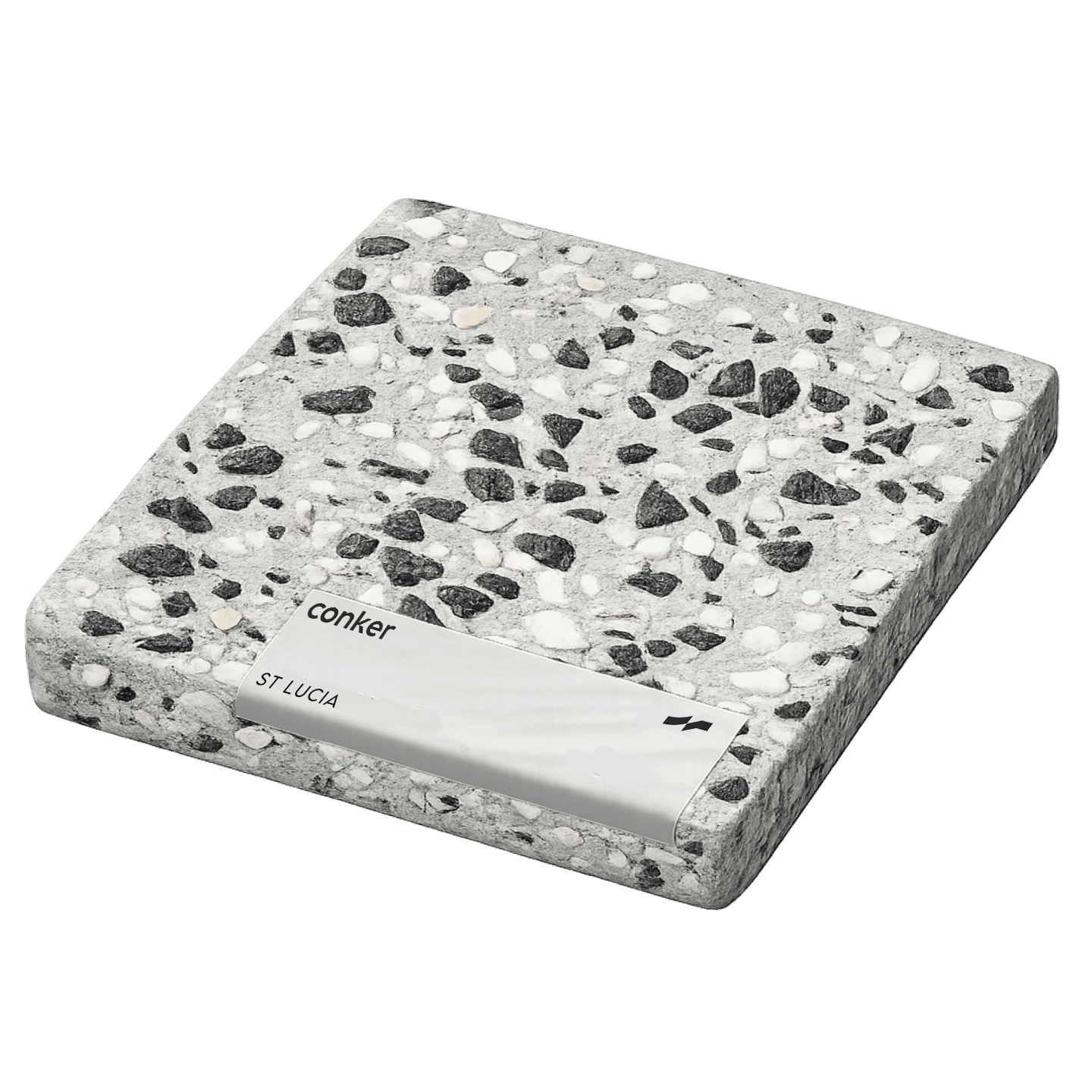 St.Lucia concrete sample for exposed finish | Conker