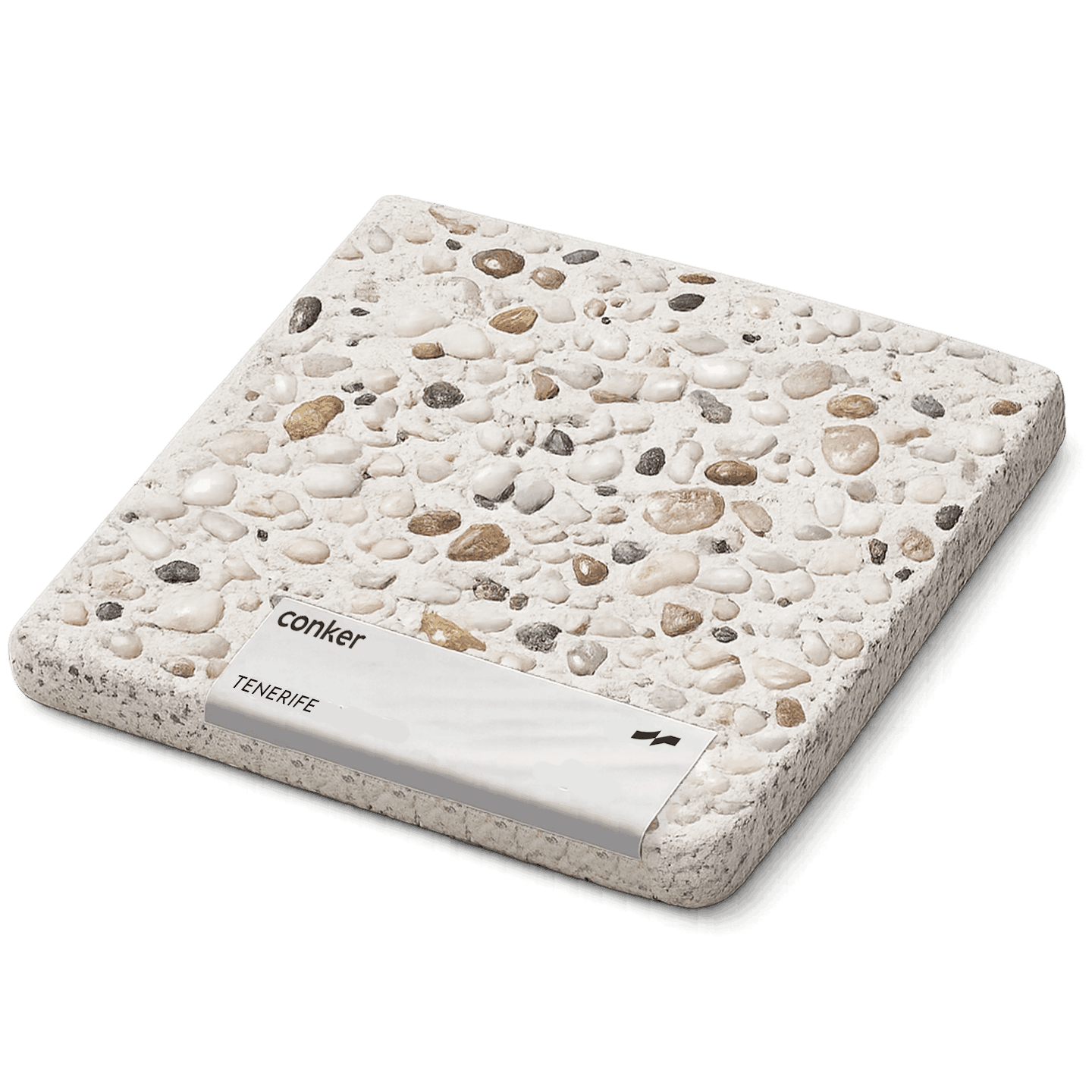 Tenerife concrete sample for exposed finish| Conker