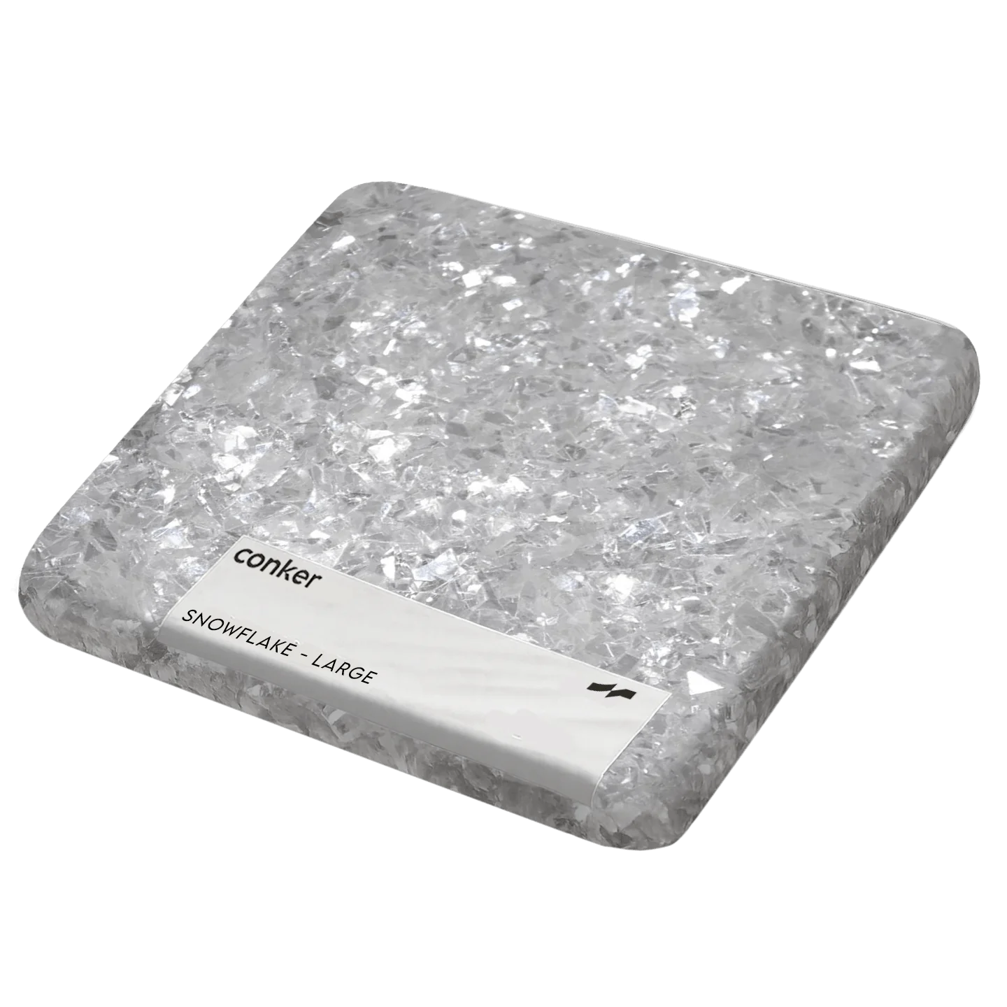 Snowflake-Large concrete sample | Conker